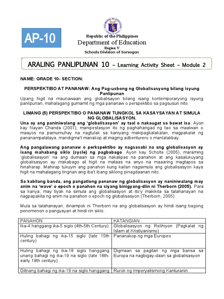 G 10 Q2 Module 2 | PDF