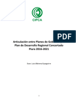 Planes de Gobierno y PDRC Piura