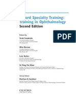 Oxford Specialty Training: Training in Ophthalmology: Second Edition