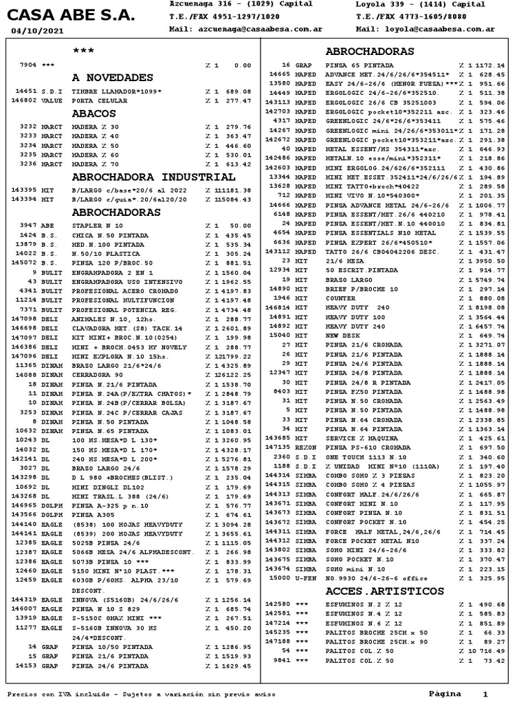 megamasa Listamayorista | PDF