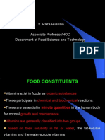 Dr. Raza Hussain Associate Professor/HOD Department of Food Science and Technology