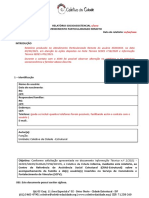 Modelo de Relatório Técnico Socioassistencial. ATUALIZADO