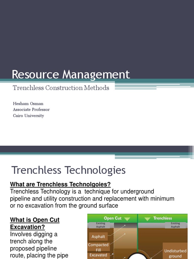 Trenchless Technology | PDF | Drilling Rig | Civil Engineering