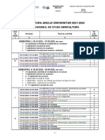 STRUCTURA AN UNIV Agricultura 2021 2022