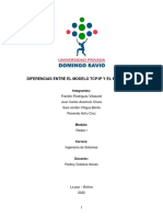 Diferencia Modelo TCP y OSI