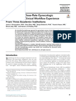 Interstitial High-Dose-Rate Gynecologic Brachytherapy: Clinical Workflow Experience From Three Academic Institutions