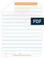 Blank 2 Lined Worksheet