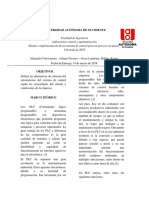 Diseño e implementación de un sistema de control PLC para un proceso secuencial