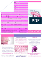 Folder Vacinação Projeto de Prática Farmacêutica
