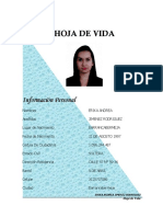 Hoja de Vida Erika Andrea Jimenez PDF