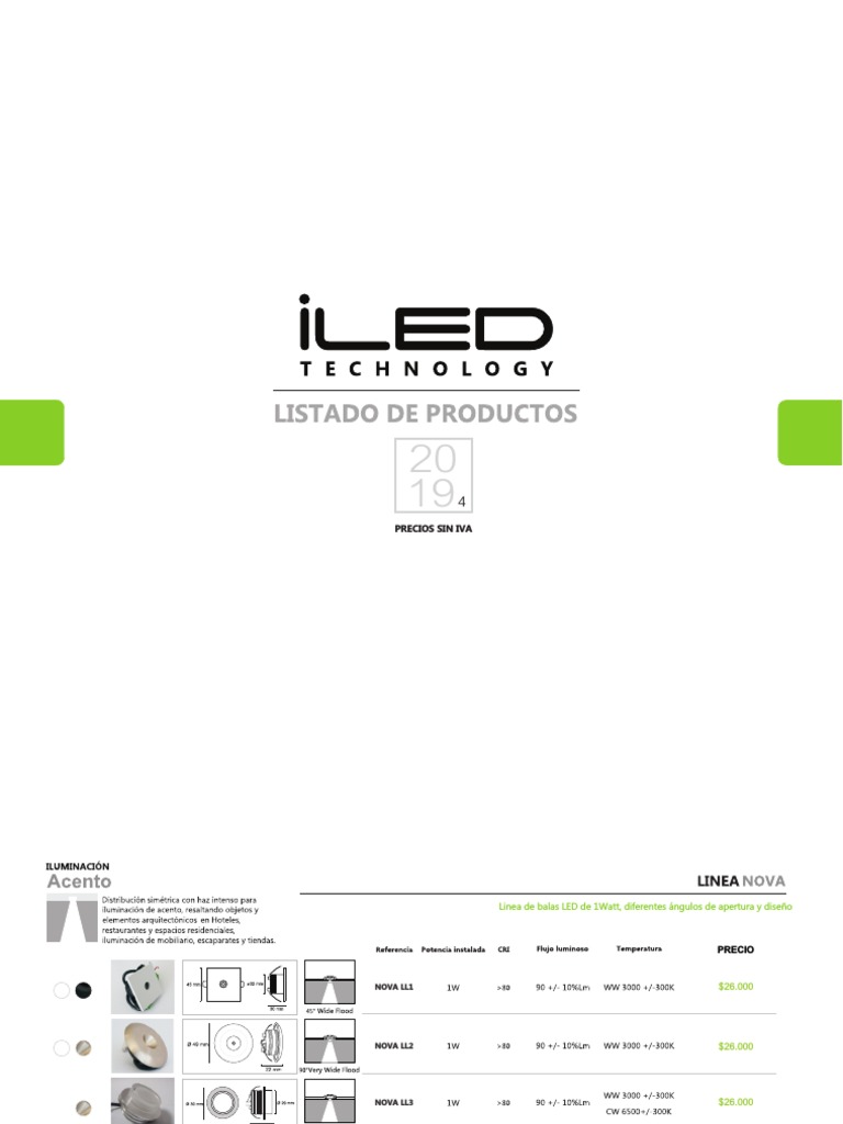 Catalogo de ILED 2019-4 | PDF