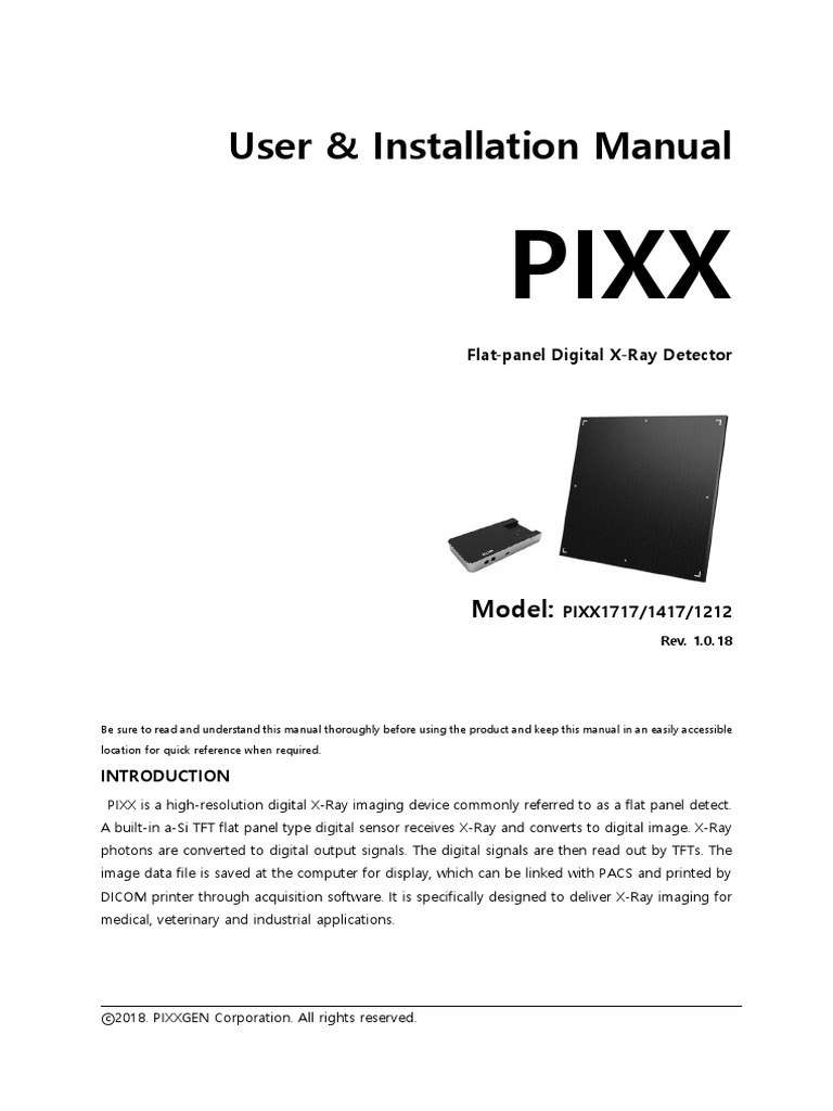 PIXX User&Installation Manual - Ver.1.0.19 | PDF | Electromagnetic ...