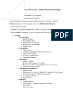 Guía de Estudio para Fundamentos de Psicología