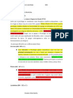 INTRODUÇÃO À PSICOLOGIA Texto de Apoio 1