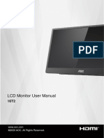 LCD Monitor User Manual: ©2020 AOC. All Rights Reserved