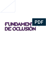 Fundamentos de Oclusion