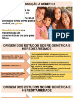 Introdução à Genética: Herança Biológica e Estudos Pioneiros