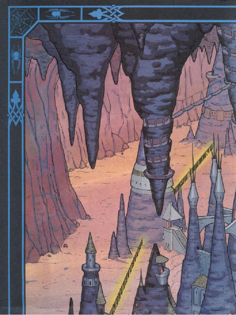 AD&D Realms Menzoberranzan MAP House Baenre PDF