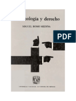 Criminología y Derecho, Miguel Romo Medina