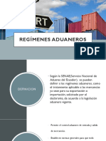 Regímenes Aduaneros