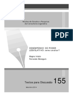 Desempenho do Poder Legislativo