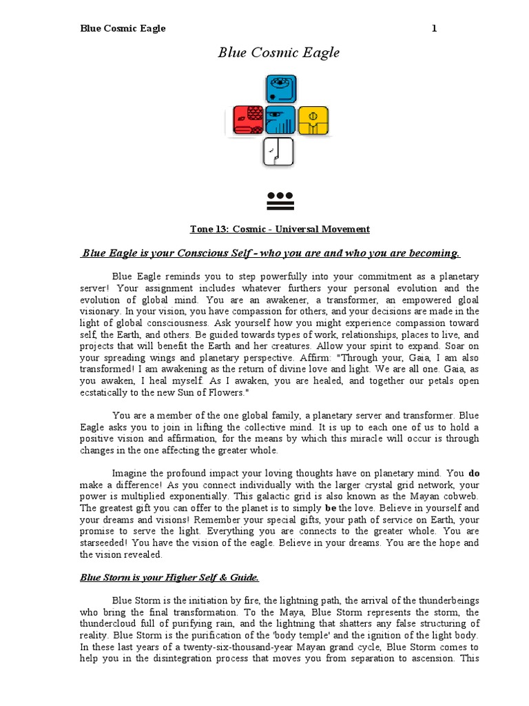 Blue Cosmic Eagle 13 | PDF | Seed | Dream