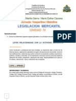 Leyes Relacionadas Con La Actividad Mercantil