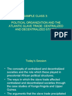 Sample Lecture 3 On The Atlantic Slave Trade