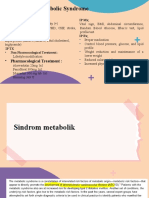 Metabolic Syndrome: - Pharmacological Treatment