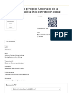 Interacción de Los Principios Funcionales de La Administración Pública en La Contratación Estatal