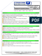 Devoir N°1 PC Semestre 1 3eme 2020 2021