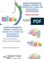 Aprofundamento Teórico-Prático de Testes Tea E Tdah: Da Avaliação A Intervenção