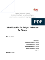 Identificación de Peligro Y Gestión de Riesgo (SMS)