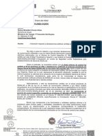 Oficio enviado por el fiscal José Domingo Pérez