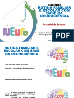 Rotina familiar e escolar na neurociência