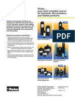 Hydraulic Accumulator Products: Parker Your Most Complete Source For Hydraulic Accumulators and Related Products