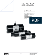 Inline Pulse-Tone: Hydraulic Shock Suppressors