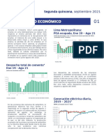 TERMÓMETRO ECONÓMICO Segunda Quincena Septiembre 2021