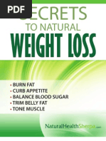 Download Secrets to Natural Weight Loss by Henry Chan SN55269982 doc pdf