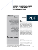 Aproximación Conceptual A Los Estudios de La Cultura y A La Gestión Cultural - Ramirez Mejía, J.