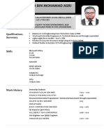 Mohd Azmeer Bin Mohamad Asri: Qualifications