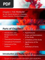 Chapter I: The Problem