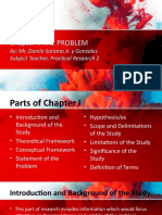 Chapter I: The Problem