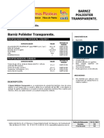 Barniz Poliester Transparente HT