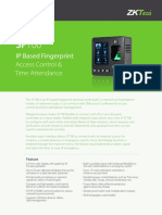 IP Based Fingerprint Access Control & Time Attendance: Feature