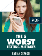 Module III - The 5 Worst Texting Mistakes