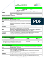 Material Safety Data Sheet (MSDS) : 1. Chemical & Company Identification