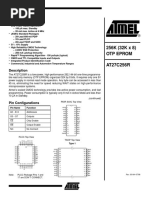 256K (32K X 8) Otp Eprom AT27C256R: Features