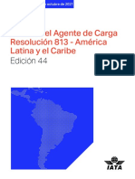 813 Cargo Agency Rules Latam Carribean SP