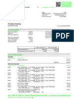 TD Simple Checking: Account Summary